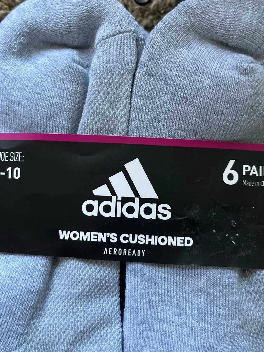adidas Women's Cushioned Socks (6 Pair)
